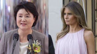 김정숙 여사 '외교 내조'시동…첫 파트너는 멜라니아 / 연합뉴스TV (YonhapnewsTV)