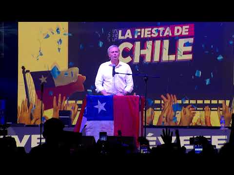 Cierre de campaña de José Antonio Kast en Parque Araucano