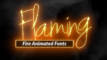 Fire Text Effect - After Effects Template