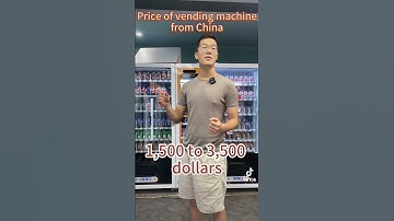 How much does it cost to buy a vending machine from China? #vendingmachine #vending #price