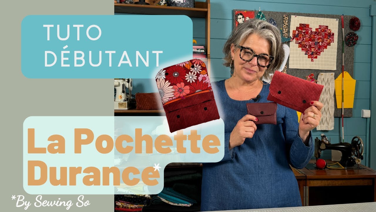 Coudre une pochette porte-cartes | Sew a Cardholder Pouch #pochettedurance