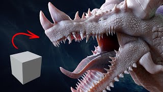 Blender Makes Sculpting Easy: Block to Beast in 1 Hour (Blender Tutorial)