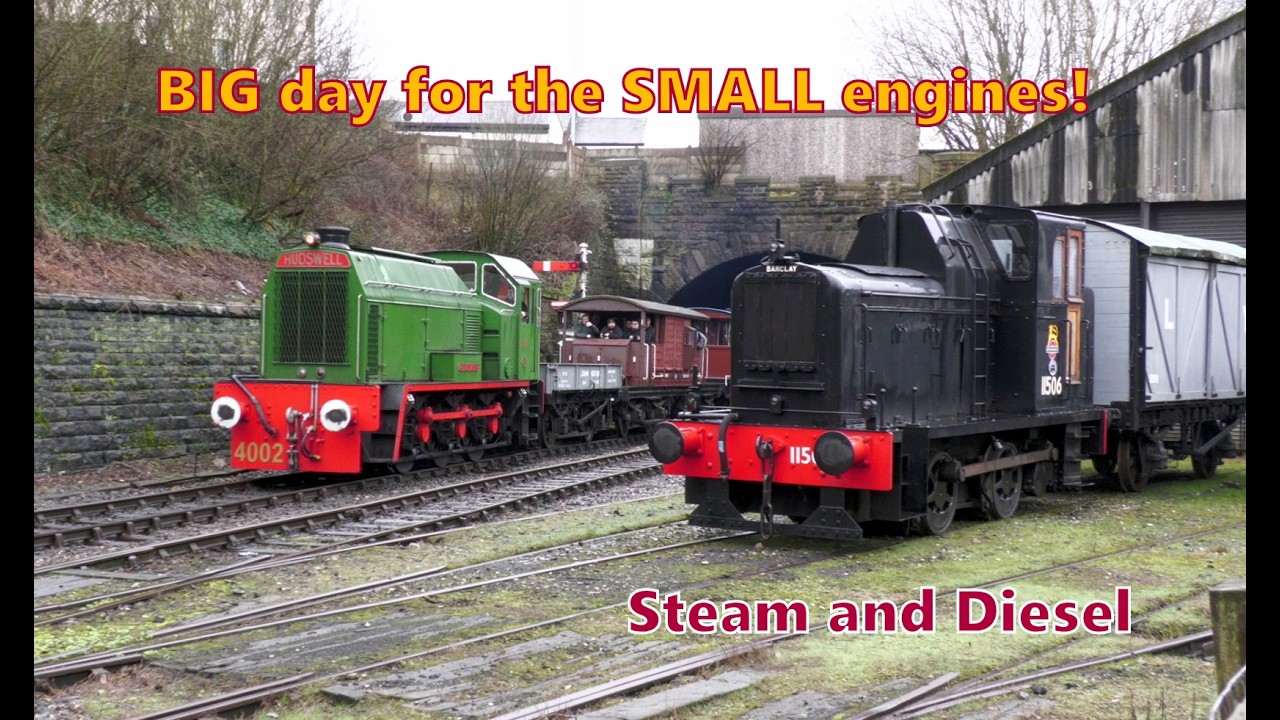 GREAT day out for the unsung 'HEROES' !! East Lancs Railway, Small Engines Gala. Part 1. 21/ 02/26