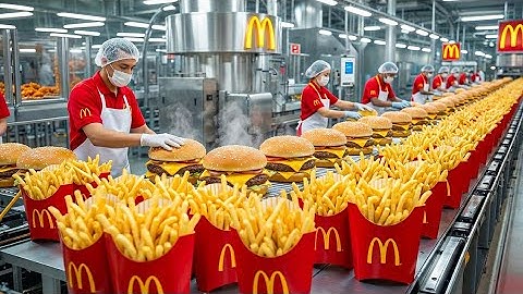 Inside the McDonald’s Factory: How Fries, Nuggets & Drinks Are Made | Full Process Tour