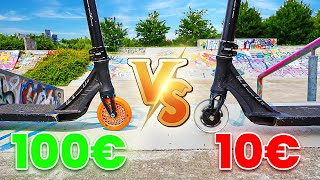 100€ VS 10€ Stunt Scooter Wheels!