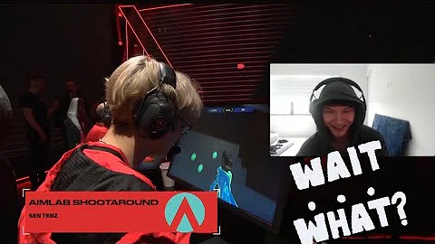 Sinatraa Reacts to Tenz's Intense Aimlabs Training
