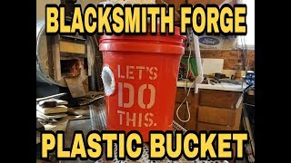 Blacksmith Forge In A Five Gallon Bucket! by American Piddler 6,264 views 6 years ago 16 minutes