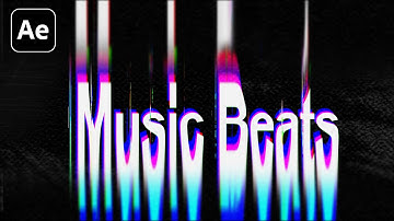 Create Music Beats Text Animation in After Effects 2024