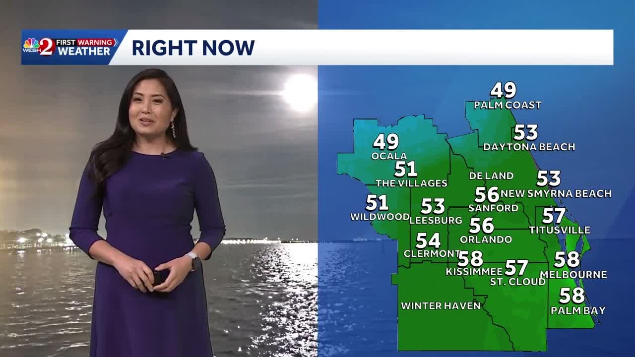 Clear skies and sunshine bring a beautiful day with highs in the upper ...