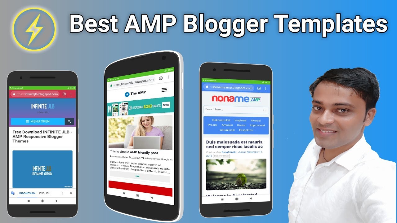 Best AMP Templates For Blogger Blog