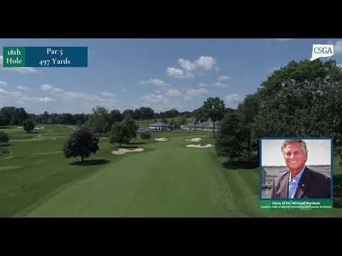 Country Club of Darien 18th Hole Flyover