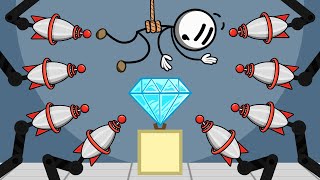 Stickman FAILS Stealing Diamond... screenshot 5