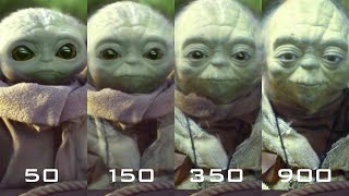 Baby Yoda Grogu Through The Years - Watch Him Grow Up In Seconds - He May Look Like Yoda Someday