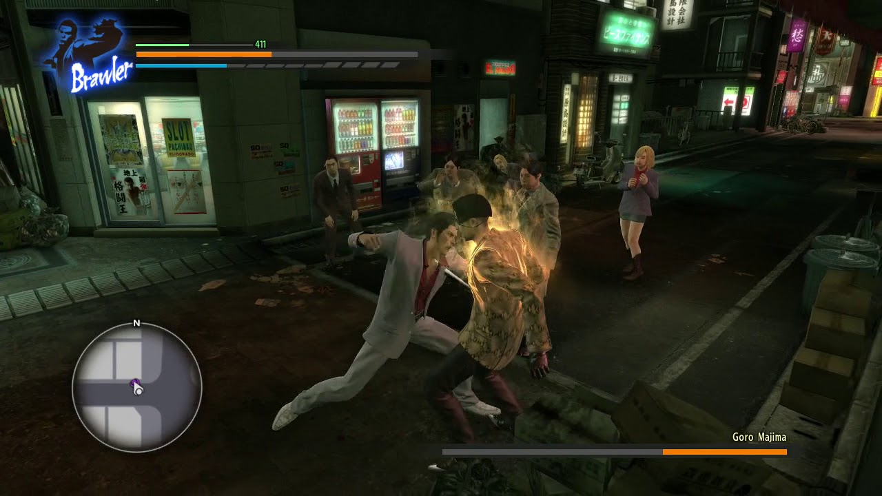 Yakuza Kiwami - PS4 Gameplay - Majima Everywhere - Encounter 08 - SHINE Bur...