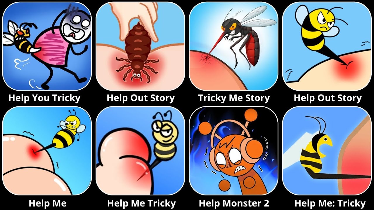 Help Me Tricky Puzzle,Help Me Tricky Story,Puzzle Games,Help Monster,Help Me Brain,Tricky Story