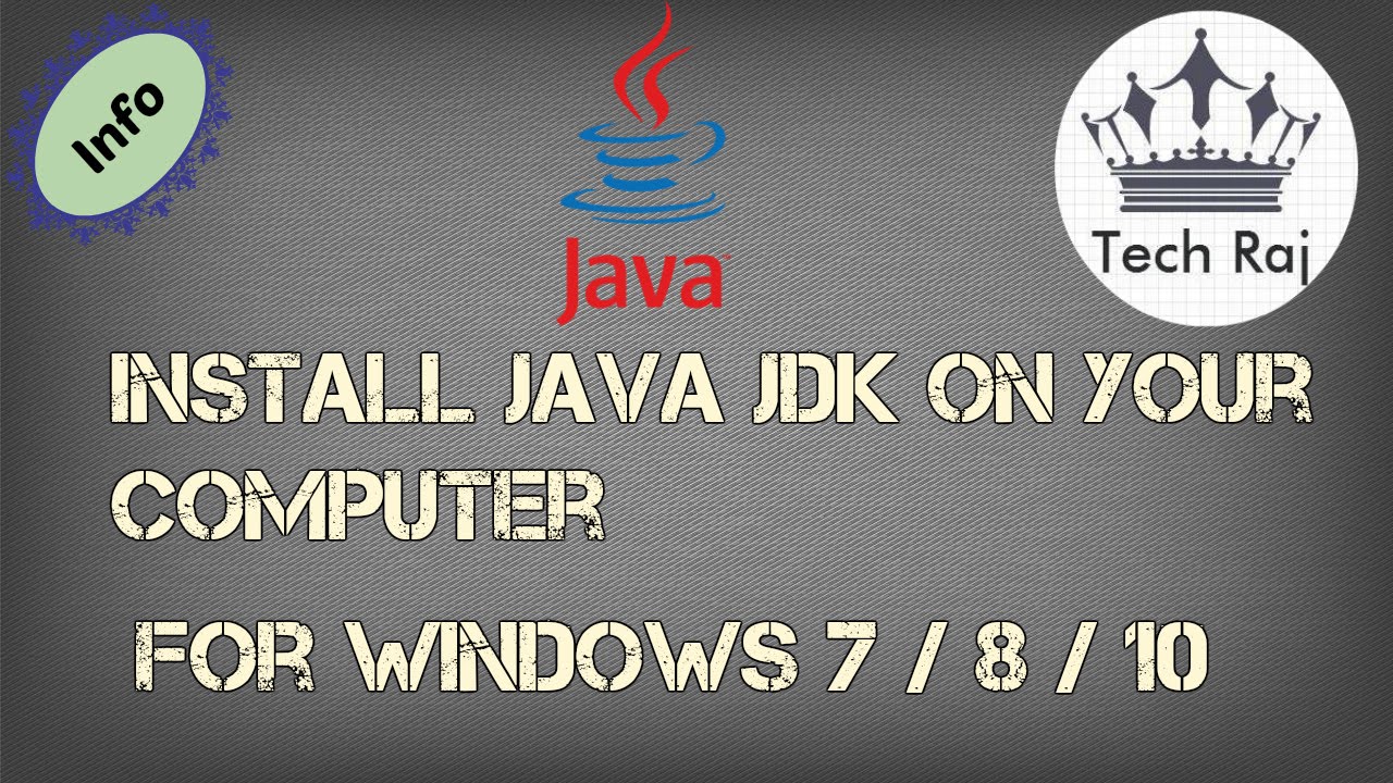 How to Download and Install Java JDK on Windows 7/8/10 ...