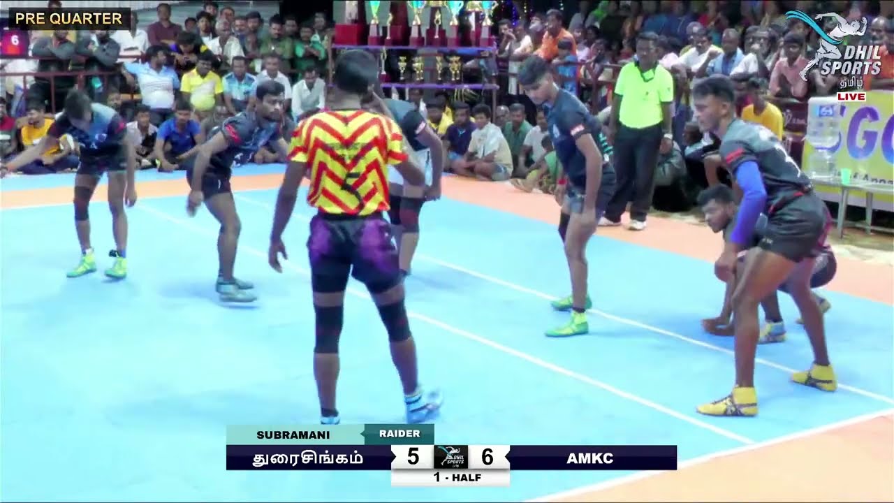 Duraisingam Thoothukudi Vs AMKC Gobi  | PRE QUARTER | A Grade Men's Kabaddi 2022