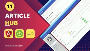 Article Hub – Article Page CRUD UI | Angular + Spring Boot + MySQL + JWT | Part 11