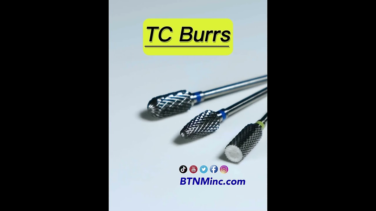 Tungsten Carbide Burrs --Can be used on all kinds of metal and metalloid. 
