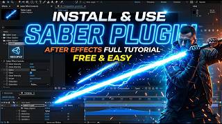 Install Saber Plugin for After Effects | Complete Use Guide Telugu