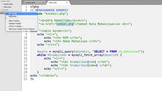E12P1 - Menambahkan Data (PHP dan MySQL)