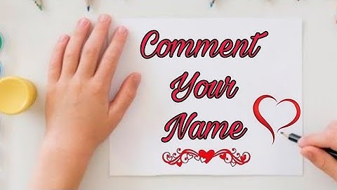 names writing ✨😍