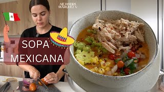 Receta Sopa Mexicana Deliciosa, Fácil Y Saludable