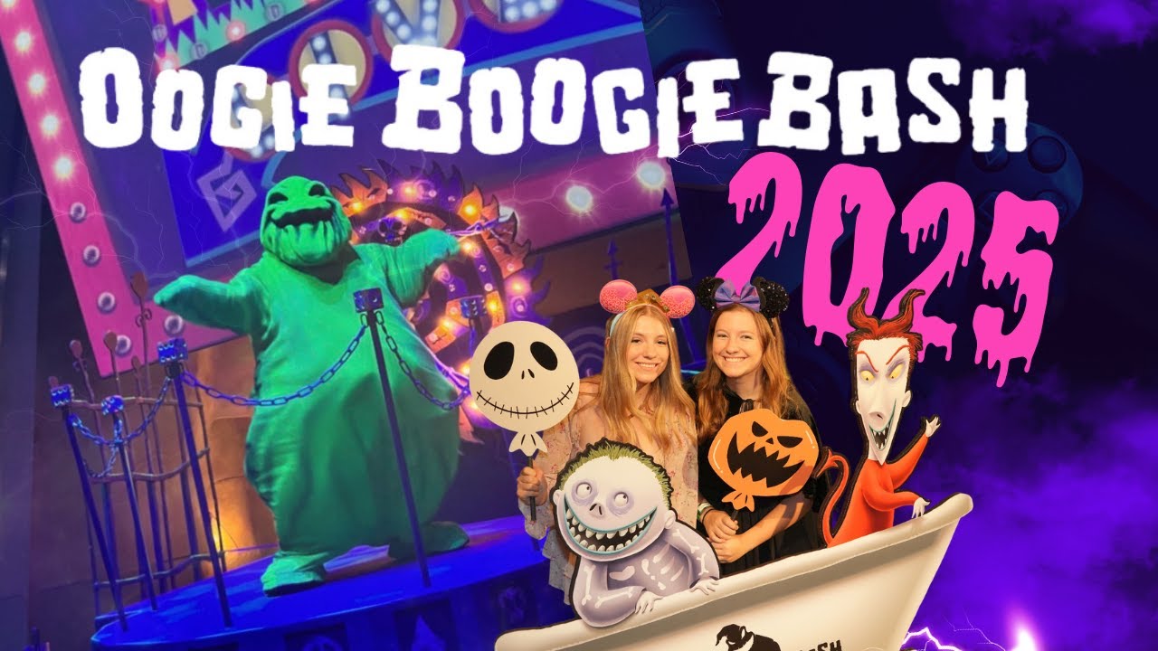 We Survived Disney's Oogie Boogie Bash 2025 👻 First time for Halloween 🎃, Full Tour