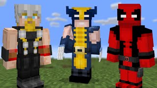 I remade every mob into Superheroes in Minecraft