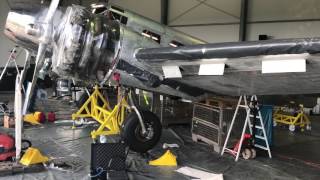 Beech 18 gear up