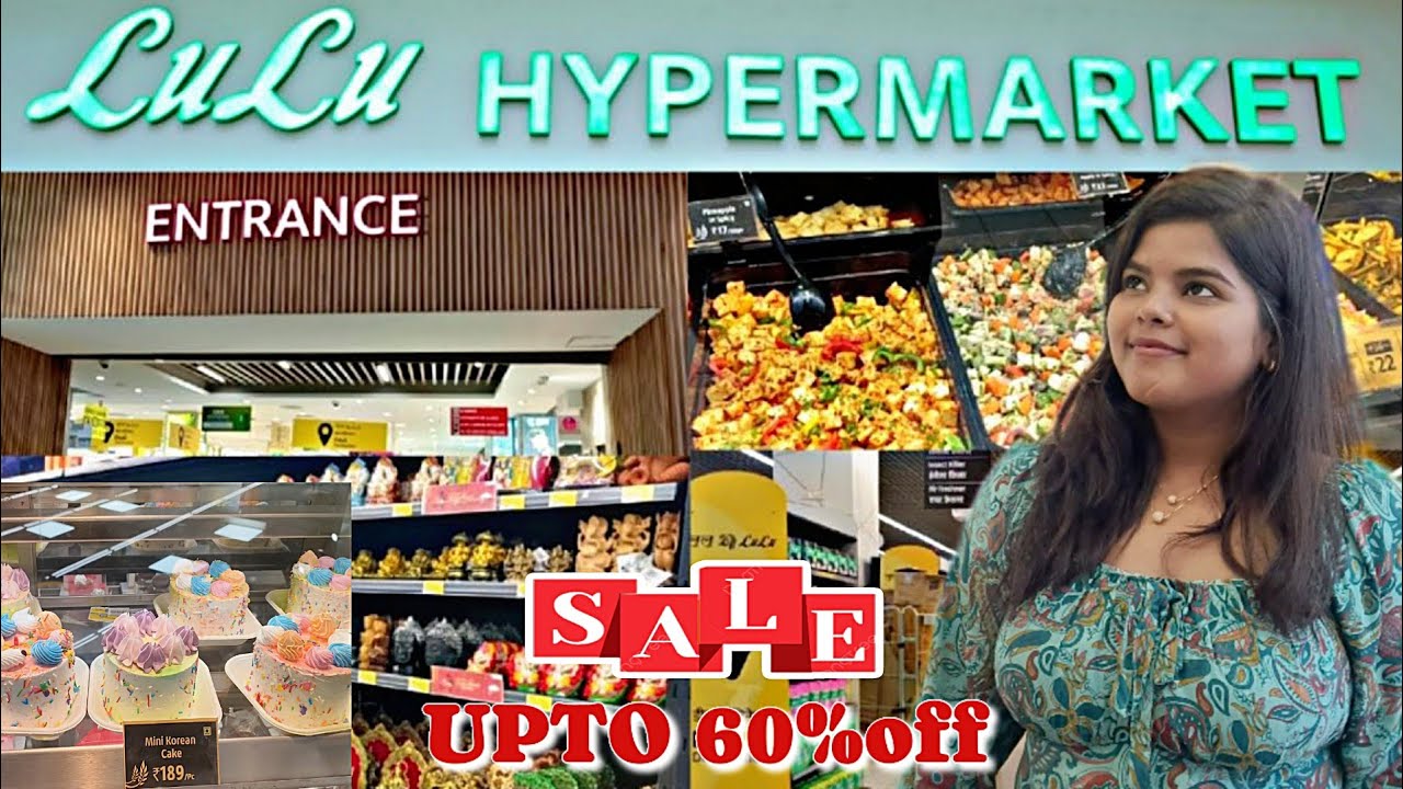 LULU HYPERMARKET || Lulu Mall Lucknow || Sale upto 60% off 