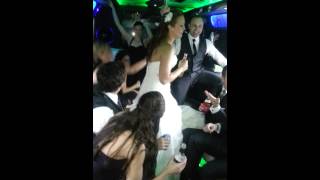 Wedding party bus harlem shake!