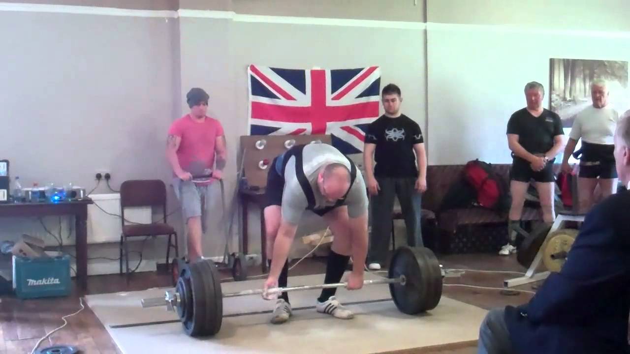 mark jenkins deadlifts 260kg after only a month back in training