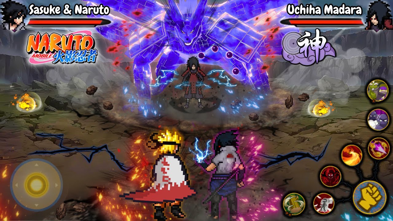 NEW‼️ NARUTO MOBILE FIGHTER PIXEL ANDROID OFFLINE 2025 - BEST ANIMATION JUTSU CLASSIC VERSION🔥⚔️