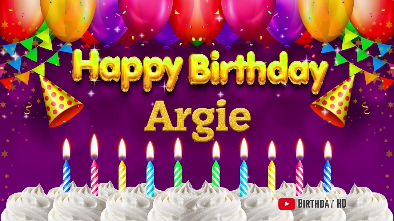 Argie Happy birthday To You - Happy Birthday song name Argie 🎁