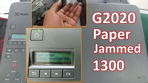 Canon G2020 Paper Jam 1300 - G2020 Disassembly