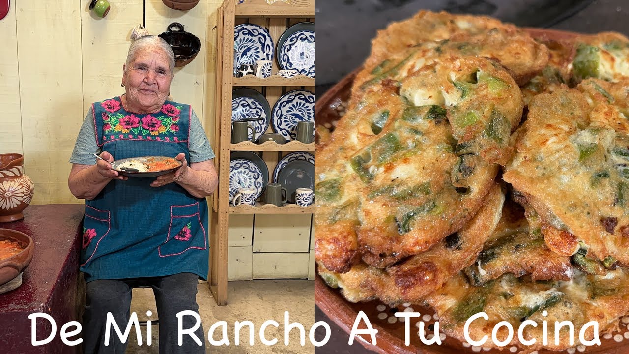 Receta Barata y Rendidora De Tortitas De Poblano y Queso De Mi Rancho