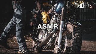 [Ver.ASMR] YAMAHA SR400 A refreshing morning, the sound of a river and espresso ver.2