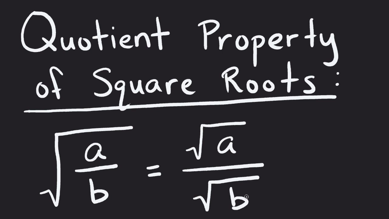 quotient-property-of-square-roots-youtube