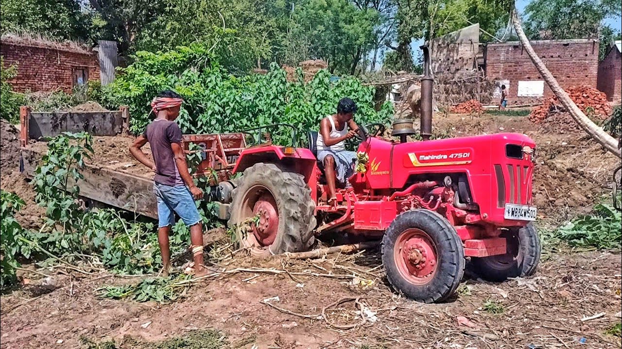 tractors in mud / mahindtlra 475di in mud... pulled by experienced driver YouTube