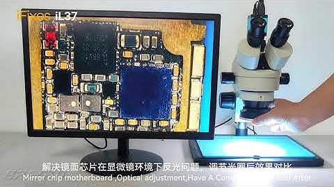 NEW : iFixes iL37 Microscope Polarized LED Ring Light Lamp #lcdseparator #njld #lcdrepairmachine