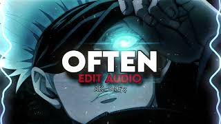 Often (kygo remix) - the weeknd [EDIT AUDIO]