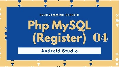 Insert data in mysql database using Web services Volley Android Studio PART 4