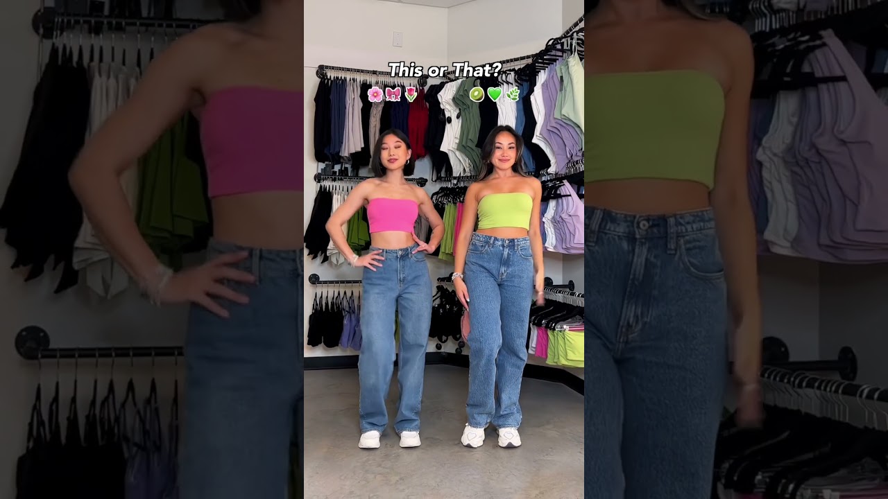 Pink or green? This is your sign to get matching Klassy Network brami tops with your BFF 🌷🌸🥝