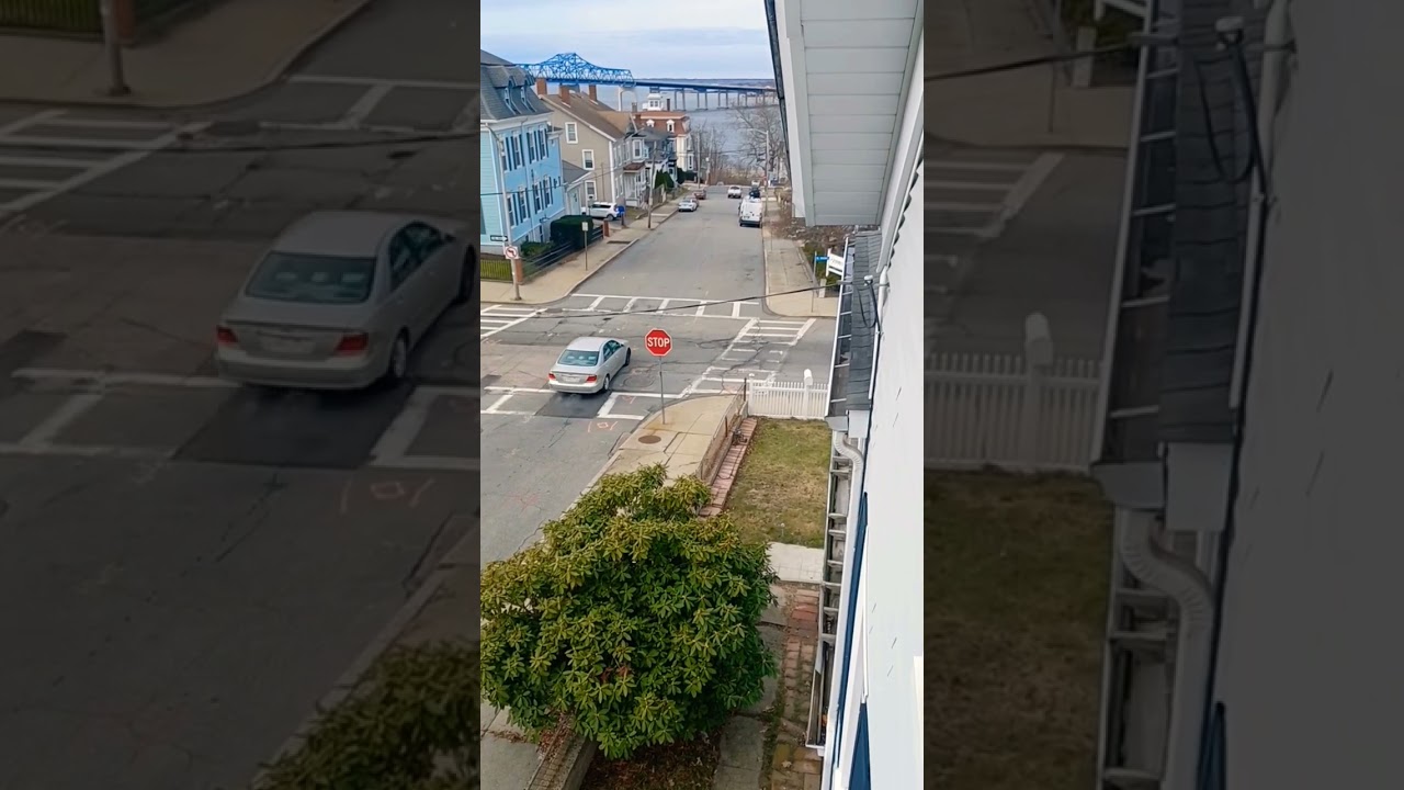 Toyota Avalon driver runs a stop sign violating city traffic code 