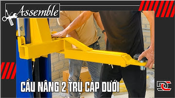 [Lắp đặt] Hướng dẫn lắp cầu nâng 2 trụ cáp dưới AUTO LIFT
