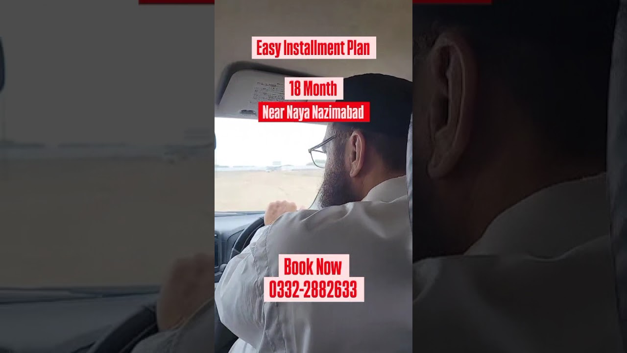 Plots Available  in Easy Installment Plan Near Naya Nazimabad 