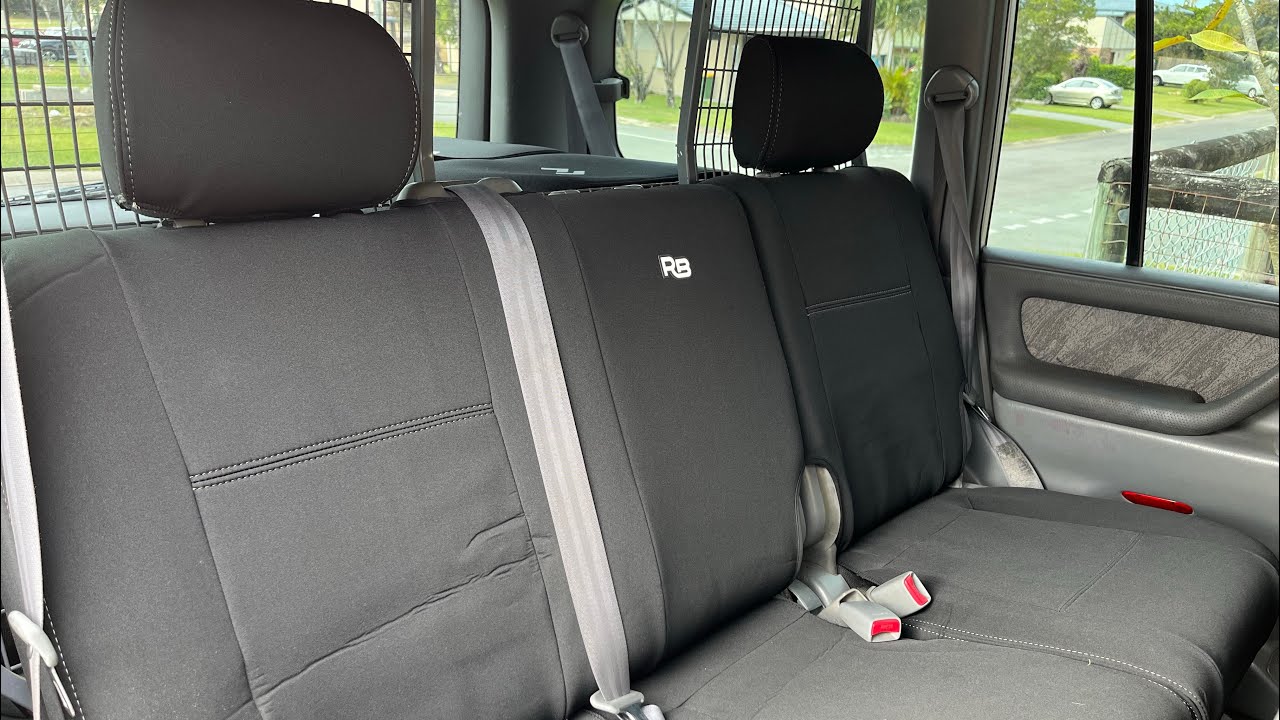 Razorback back seat covers for 105 series Landcruiser by real 4x4