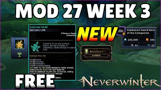Neverwinter Mod 27 - FREE Artifact! How to Get NEW Companion Gear & Rings Week 3