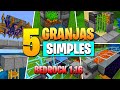 Minecraft Bedrock: 5 GRANJAS SIMPLES 1.16 🔥 #11 | (PE, XBOX, PS4, SWITCH, WIN10)